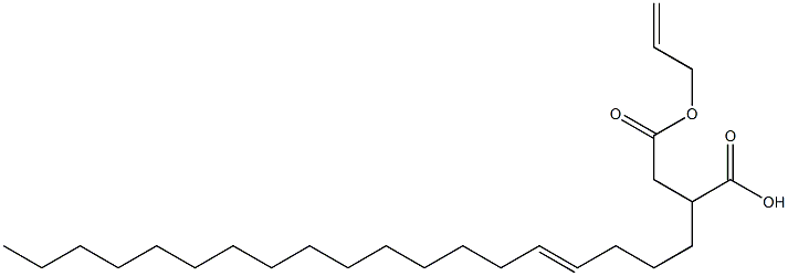 2-(4-Nonadecenyl)succinic acid 1-hydrogen 4-allyl ester Struktur