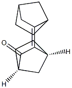 (1R,4S)-3-[(1R,4S)-Bicyclo[2.2.1]heptan-2-ylidene]bicyclo[2.2.1]heptan-2-one Struktur