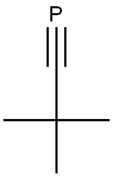 2,2-Dimethylpropane-1-ylidynephosphine Struktur