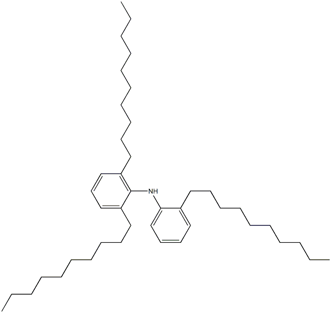 2,2',6'-Trisdecyl[iminobisbenzene] Struktur