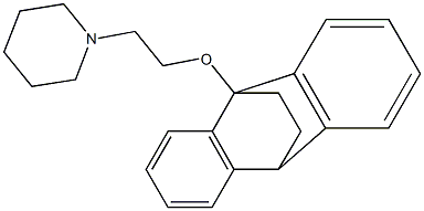 1-[2-[9,10-Ethanoanthracen-9(10H)-yloxy]ethyl]piperidine Struktur