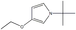 1-tert-Butyl-3-(ethyloxy)-1H-pyrrole Struktur