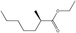 [R,(-)]-2-Methylheptanoic acid ethyl ester Struktur