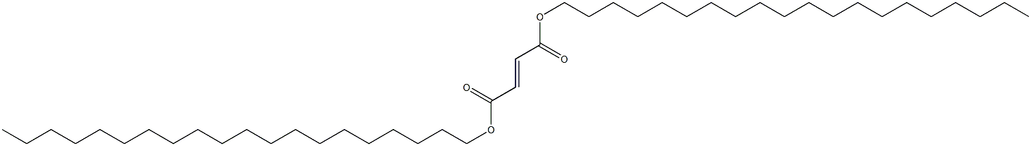 Fumaric acid diicosyl ester Struktur