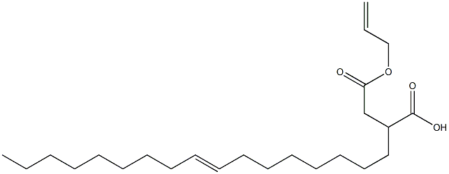 2-(8-Heptadecenyl)succinic acid 1-hydrogen 4-allyl ester Struktur