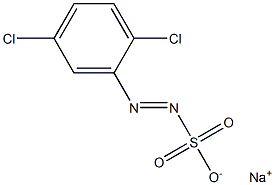 2,5-Dichlorobenzenediazosulfonic acid sodium salt Struktur