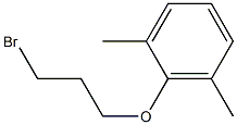 1-(3-Bromopropoxy)-2,6-dimethylbenzene Struktur