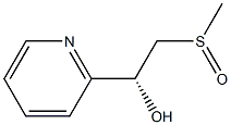 (1R)-1-(2-Pyridyl)-2-methylsulfinylethanol Struktur