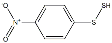 4-Nitrophenyl hydrodisulfide Struktur