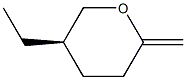 (5R)-5-Ethyl-2-methylenetetrahydro-2H-pyran Struktur