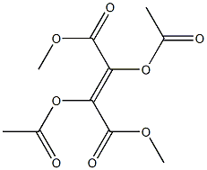 2,3-Di(acetyloxy)fumaric acid dimethyl ester Struktur