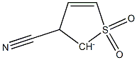 2,3-Dihydro-3-cyanothiophen-2-ide1,1-dioxide Struktur