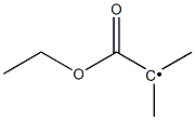 1-Ethoxycarbonyl-1-methylethyl radical Struktur