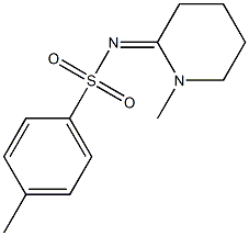 1-Methyl-2-(tosylimino)piperidine Struktur