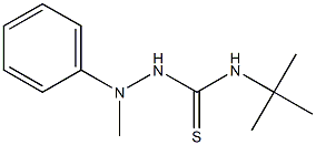 4-tert-Butyl-1-methyl-1-phenylthiosemicarbazide Struktur