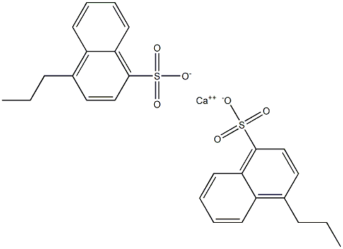 Bis(4-propyl-1-naphthalenesulfonic acid)calcium salt Struktur