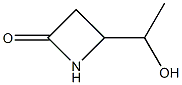 4-(1-Hydroxyethyl)azetidin-2-one Struktur