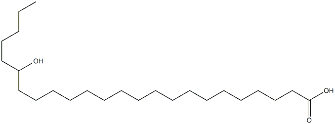 19-Hydroxytetracosanoic acid Struktur