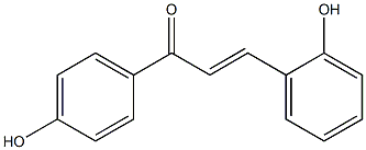 (E)-1-(4-Hydroxyphenyl)-3-(2-hydroxyphenyl)-2-propene-1-one Struktur