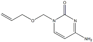 1-(2-Propenyloxymethyl)cytosine Struktur