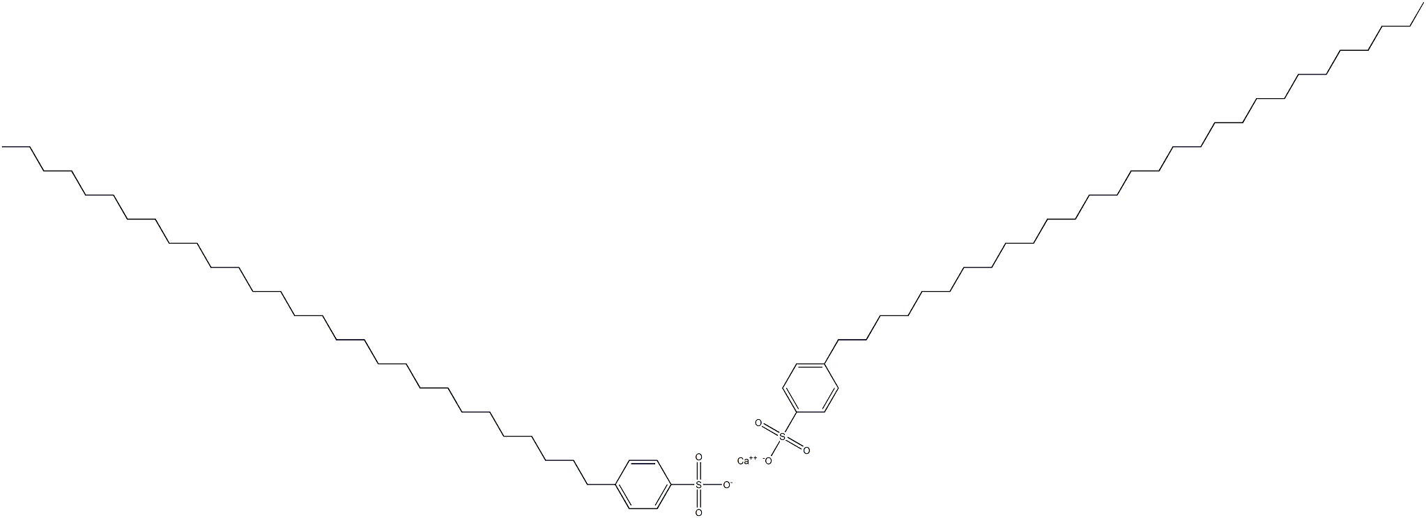 Bis(4-nonacosylbenzenesulfonic acid)calcium salt Struktur