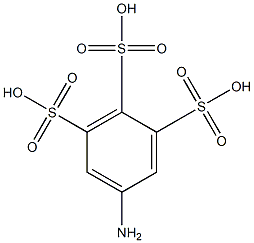 5-Amino-1,2,3-benzenetrisulfonic acid Struktur