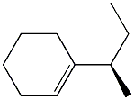 (-)-1-[(R)-sec-Butyl]cyclohexene Struktur