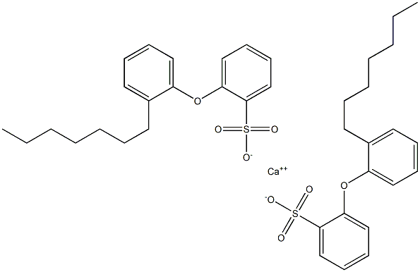 Bis[2-(2-heptylphenoxy)benzenesulfonic acid]calcium salt Struktur