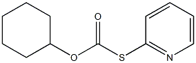 Thiocarbonic acid O-cyclohexyl S-(2-pyridyl) ester Struktur