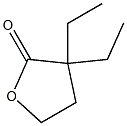 4,5-Dihydro-3,3-diethylfuran-2(3H)-one Struktur