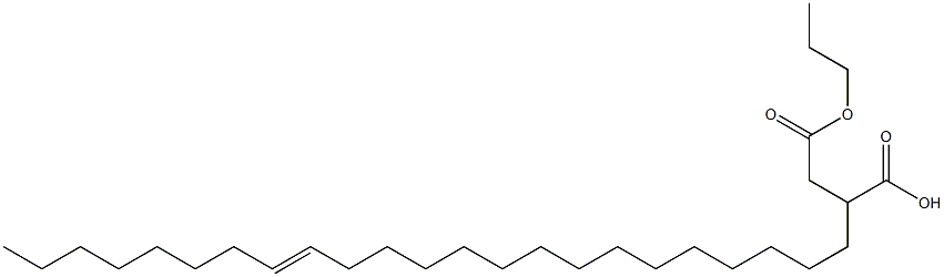 2-(15-Tricosenyl)succinic acid 1-hydrogen 4-propyl ester Struktur