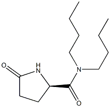 (2R)-N,N-Dibutyl-5-oxo-2-pyrrolidinecarboxamide Struktur