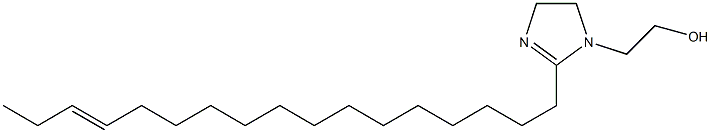 2-(14-Heptadecenyl)-2-imidazoline-1-ethanol Struktur