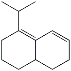 3,4,4a,5,6,7-Hexahydro-8-isopropylnaphthalene Struktur