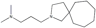 2-(3-Dimethylaminopropyl)-2-azaspiro[4.6]undecane Struktur