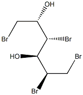 (2S,3S,4S,5S)-1,3,5,6-Tetrabromo-2,4-hexanediol Struktur