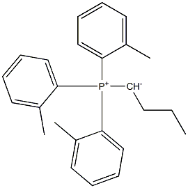 1-Tri(2-methylphenyl)phosphoniobutan-1-ide Struktur