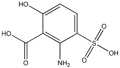 6-Amino-5-sulfosalicylic acid Struktur