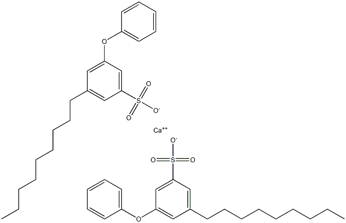 Bis(3-nonyl-5-phenoxybenzenesulfonic acid)calcium salt Struktur