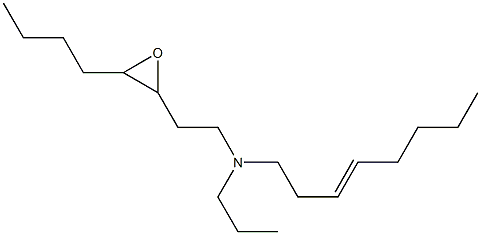 N-Propyl-N,N-di(3-octenyl)amine oxide Struktur