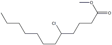 5-Chlorolauric acid methyl ester Struktur