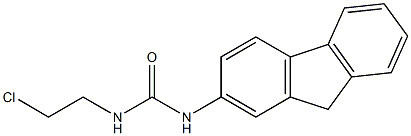 1-(2-Chloroethyl)-3-(9H-fluoren-2-yl)urea Struktur