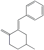 2-Benzylidene-1-methylene-4-methylcyclohexane Struktur