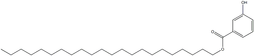 3-Hydroxybenzoic acid docosyl ester Struktur