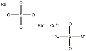 Rubidium cadmium sulfate Struktur