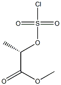 [S,(-)]-2-(Chlorosulfonyloxy)propionic acid methyl ester Struktur