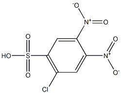 6-Chloro-3,4-dinitrobenzenesulfonic acid Struktur