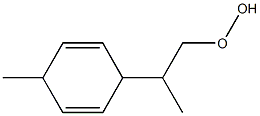 p-Mentha-2,5-dien-9-yl hydroperoxide Struktur