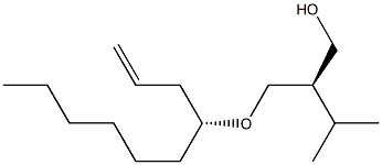 (2R)-3-[[(4R)-1-Decen-4-yl]oxy]-2-isopropyl-1-propanol Struktur