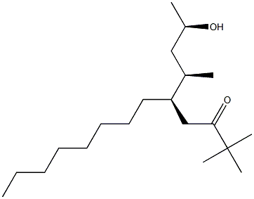 (5R)-5-[(2R,4R)-4-Hydroxypentan-2-yl]-2,2-dimethyltridecan-3-one Struktur